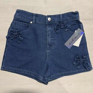 denim short pants -derek heart